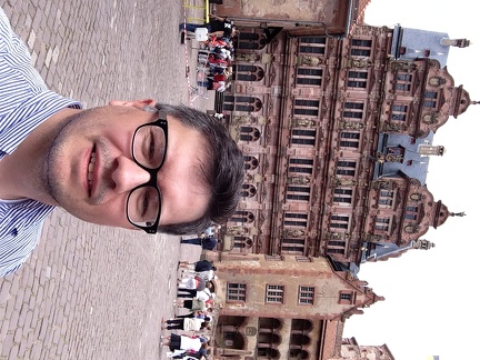 Heidelberg Palace Courtyard Selfie